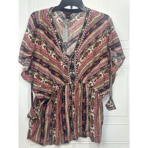 Women's XL petite Anthropology Vineet Bahl Erica Blouse‎ On Line Exclusive